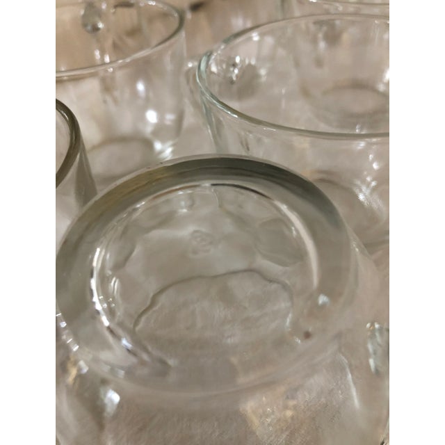 Vintage 1930s Heisey Greek Key Punch Bowl and Stand With Cups - 15 Piece Set For Sale - Image 10 of 13