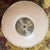 Hollywood Regency Vintage Frosted Glass Ceiling Light Shade With Applied Vine Motif – Beaded Rim Flush Mount, 10.3” For Sale - Image 3 of 11