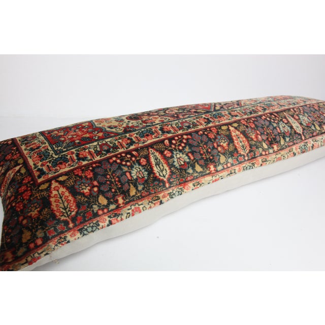 Decorative Lumbar Pillow Cover - Antique Tribal Persian Cushion Cover -16' X 46'' For Sale - Image 4 of 7