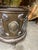 Mid-Century Modern Vintage Brass Footed Planter With Decorative Handles For Sale - Image 3 of 6