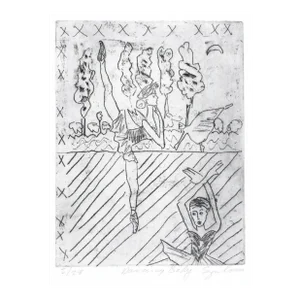 Suzan Rouse Dancing Body Ballet Etching