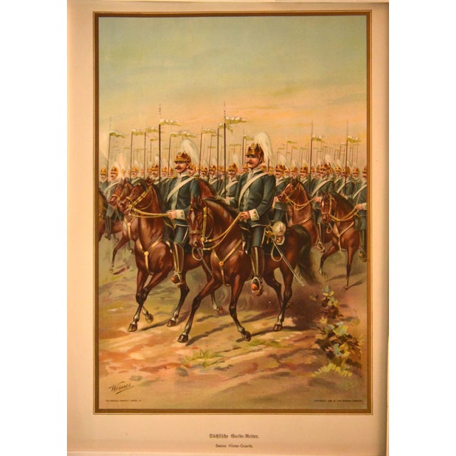 Add a touch of historic grandeur to your space with this classic military lithograph. This 20" x 16" print portrays the...