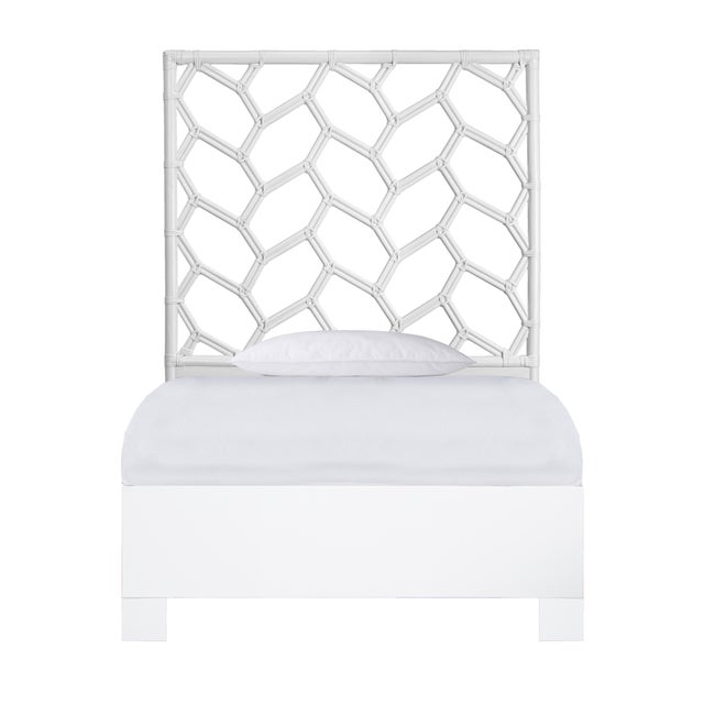 Silas Platform Bed Twin - White For Sale - Image 12 of 12