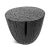 Modern Ebony Gumdrop Acacia Wood Cane Print Stool For Sale - Image 3 of 9