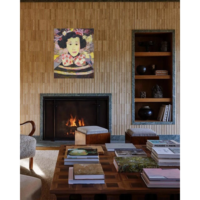 Girl With a Bow.Modern Original Painting. For Sale - Image 9 of 11