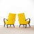 Vintage Lounge Chair in Mustard by Jaroslav Smidek, 1950s For Sale - Image 6 of 9