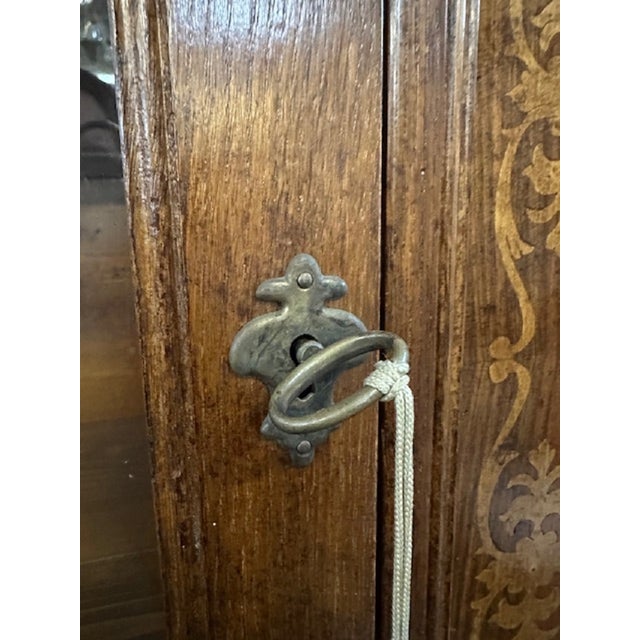 Showcase Buffet or Bookcase in Oak with Inlays For Sale - Image 11 of 18