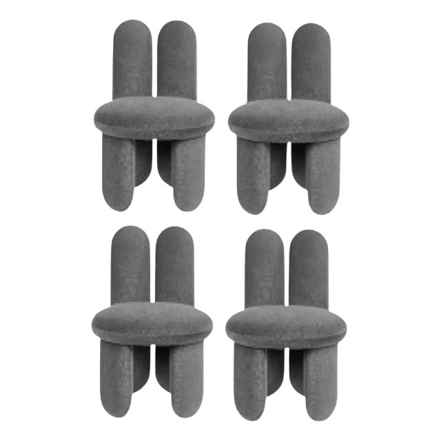 Gentle 133 Glazy Chairs by Royal Stranger, Set of 4 For Sale