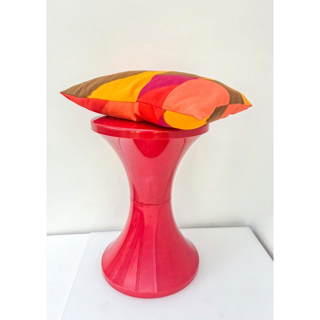 Tamtam Seat in Bright Red by Henry Massonnet, 1970s For Sale - Image 10 of 13