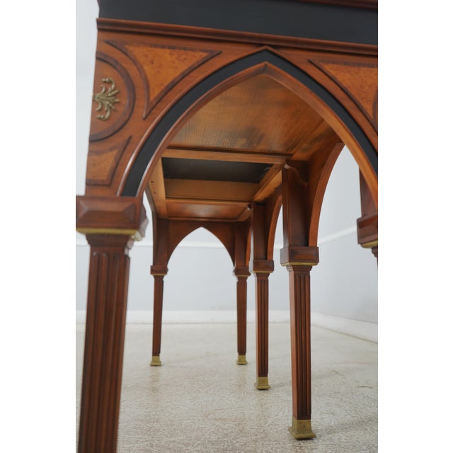 John Widdicomb Russian Empire Console Sideboard Table For Sale - Image 11 of 12