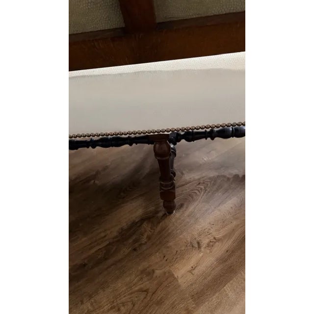 Antique White Sofa For Sale - Image 4 of 18