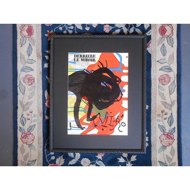 Mid-Century Modern Vintage Mid Century Ltd. Ed. Lithograph-Joan Miro-Derriere Le Miroir-1973 For Sale - Image 3 of 5