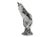 Late 20th Century Crystal Leaping Trout Sculpture With Bronze Fishing Lure For Sale - Image 5 of 9