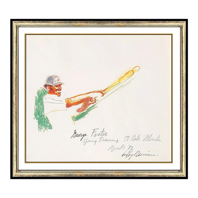 1980s New York Mets Slugger, LeRoy Neiman For Sale