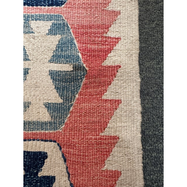 3ft 7in × 5ft Turkish Kilim Rug, Vintage For Sale - Image 9 of 12