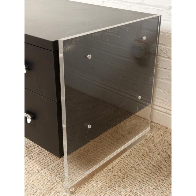 Mid-Century Modern Mid 20th Century Lucite Desk For Sale - Image 3 of 11
