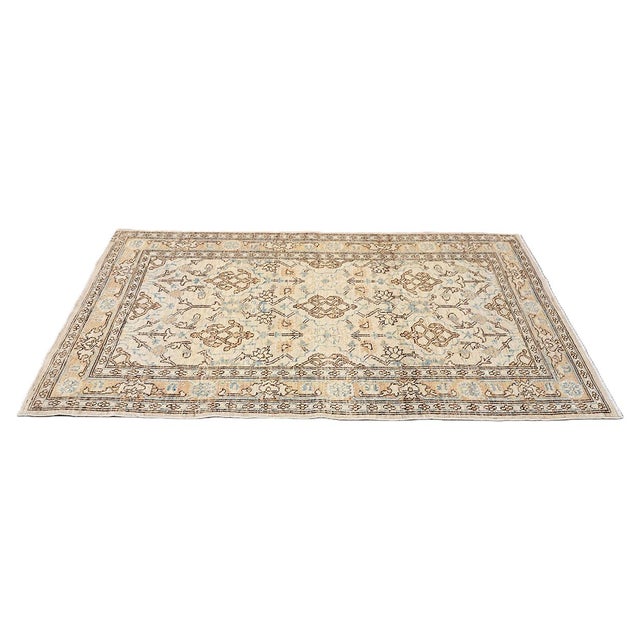 3' X 5' Fine Luxury Ivory Ariana Traditional Persian Design Area Rug For Sale - Image 4 of 9