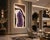 Violet halo illuminated wall art in amethyst and quartz by sev art gallery. Dimensions: w 60 x d 4 x h 120 cm. Materials:...