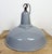 Industrial British Grey Enamel Factory Pendant Lamp from Benjamin Electric Manufacturing Company, 1960s For Sale - Image 10 of 18