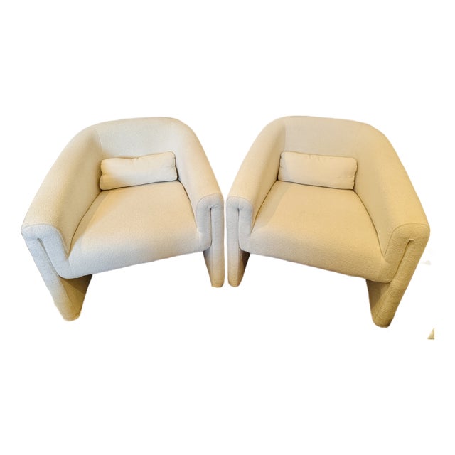 Four Hands (2) Accent Chairs-Performance Fabric/Portland Cream For Sale