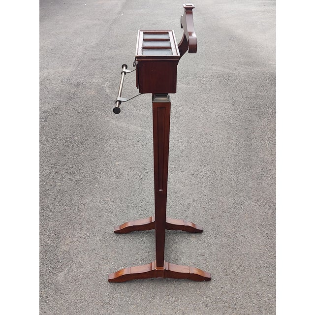 Mid 20th Century Vintage Cherry Wood Valet Butler For Sale - Image 5 of 8