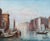 Alfred Pollentine, Grand Canal Mocenigo Palace in Venice, 19th Century, Oil Painting on Canvas For Sale - Image 5 of 14