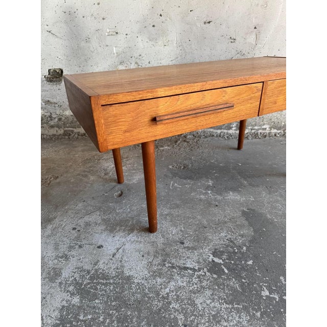 Low Danish Sideboard in Teak from Millenium Design For Sale - Image 4 of 11