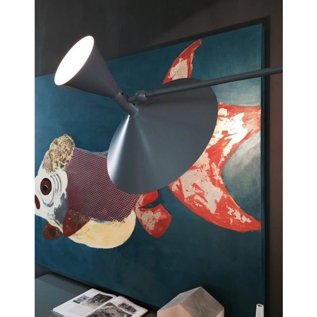 Nemo Lighting Le Corbusier 'Lampe De Marseille' Wall Lamp for Nemo in Gray For Sale - Image 4 of 13