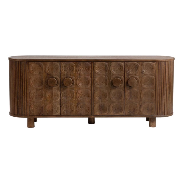 Ravello Modern Carved Sideboard For Sale