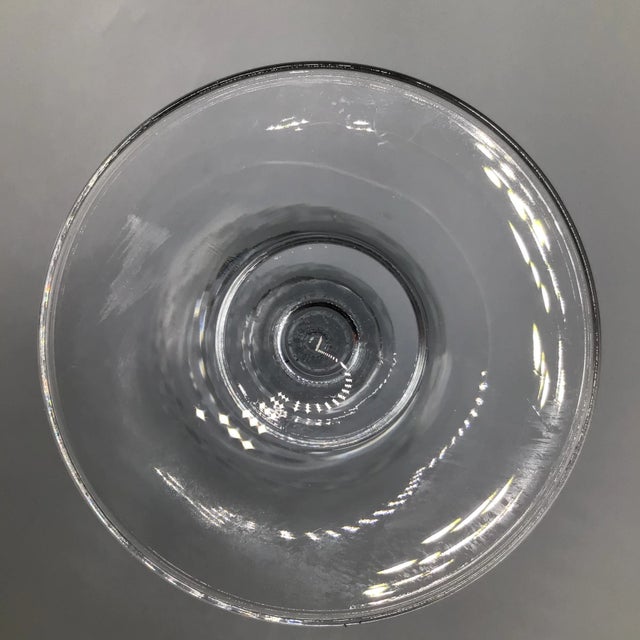 Transparent Montclair Champagne Flutes by Mikasa - A Pair For Sale - Image 8 of 13