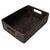 Artifacts Rattan Rectangular Storage Basket with Rounded Corners in Tudor Black - 14" For Sale - Image 10 of 10