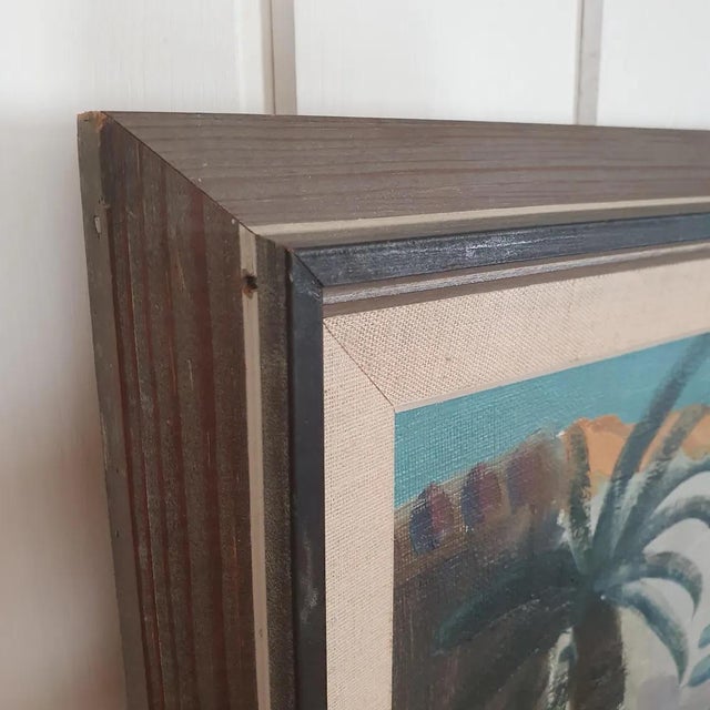 Tage Gavik, Sitke Spain, 1960s, Oil on Canvas For Sale - Image 6 of 18