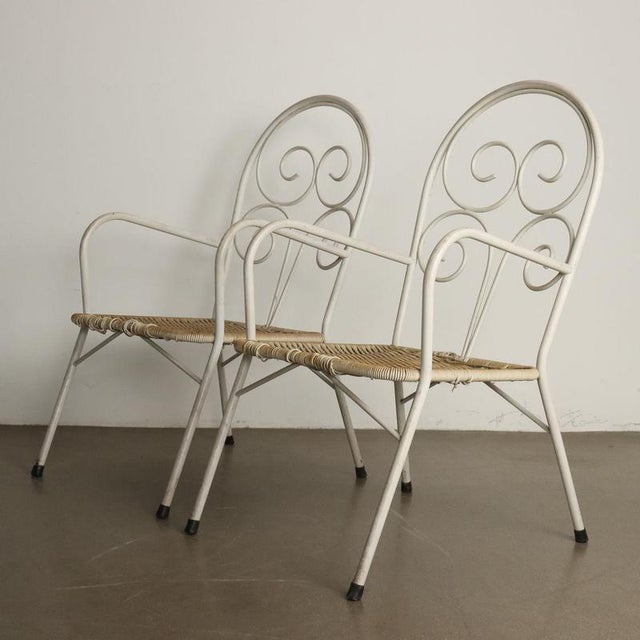 Vintage Garden Chairs, 1960s, Set of 4 For Sale - Image 3 of 11