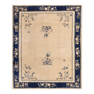 Antique Chinese Peking Rug.