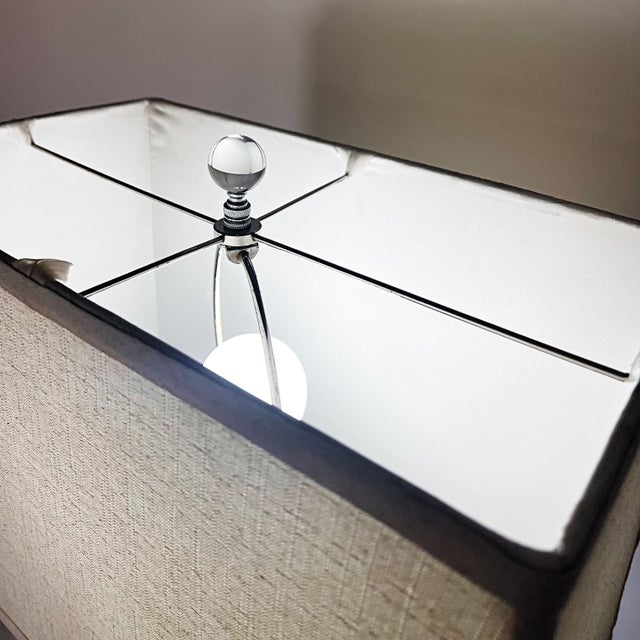 Laurel Lamp Company Vintage Chrome Adjustable Floor Lamp Attributed to Laurel Lamp Company For Sale - Image 4 of 8