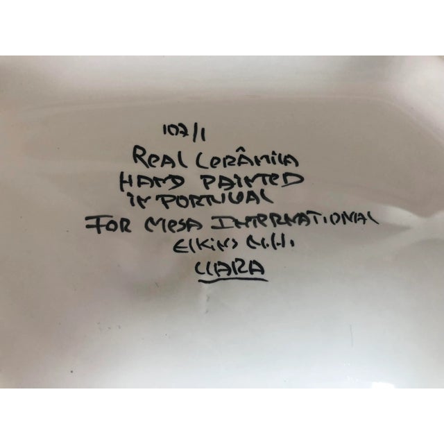 Rustic European 1990s Large Lidded Serving Tureen and Platter Ceramica, Portugal For Sale - Image 3 of 13