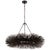 Strada Ring Chandelier in Aged Iron Designer: Kelly Wearstler Canopy: 5.5" Round Mounting: Chain Shade Detail: No Option...