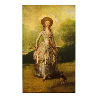 1950s After Goya "The Marquesa De Pontejos", Vintage First Edition Photogravure For Sale