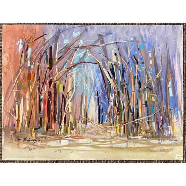 Susan Glendenning After the Rain Pastel For Sale - Image 4 of 6