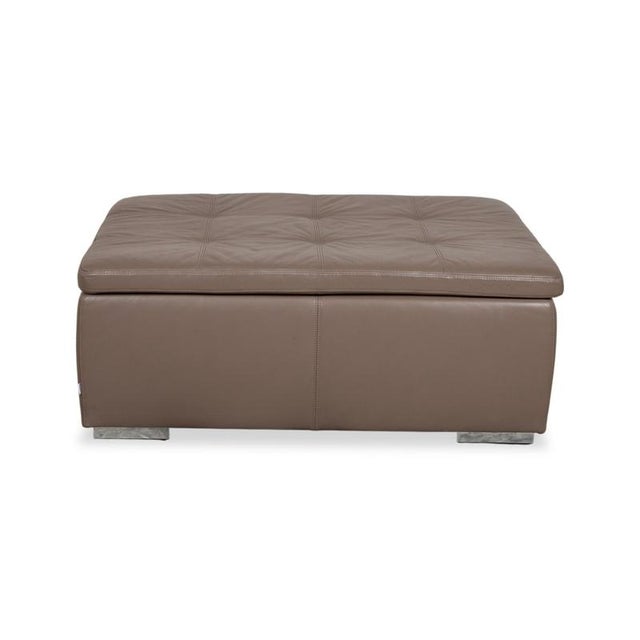 Leather Mezzo Ottoman from BoConcept For Sale - Image 9 of 11