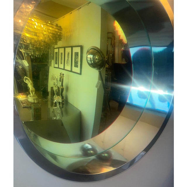 Metal George Ernstson “Large Portal Yellow” Mirror, u.s.a. 2004. For Sale - Image 7 of 8
