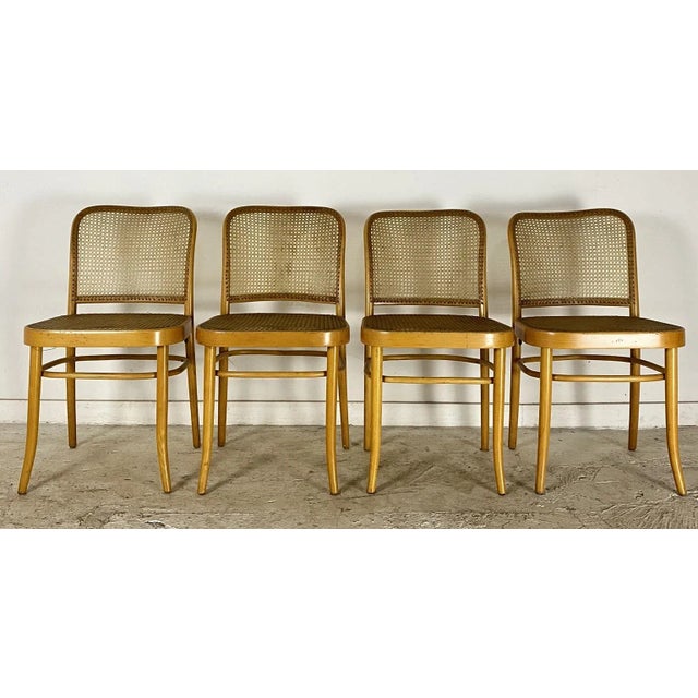 Josef Hoffman 811 Chairs - Set of (4) For Sale - Image 12 of 12