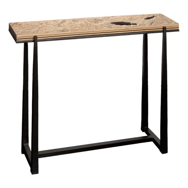 Small Fossil Console Table 5376t For Sale