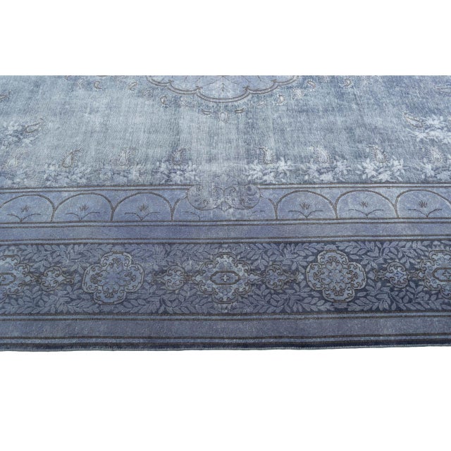 Vintage Royal Hand-Knotted Rug For Sale - Image 9 of 13