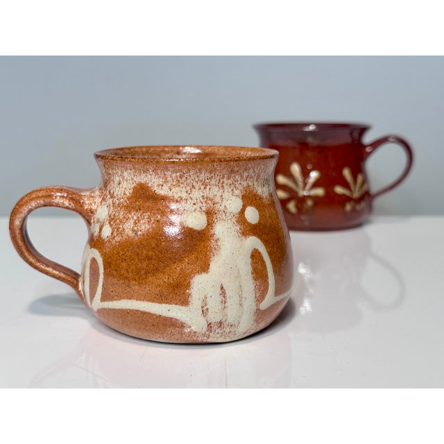 Handmade Ceramic Teapot and Cups from the Workshop of Helma Klett, Germany, 1980s, Set of 3 For Sale - Image 11 of 16