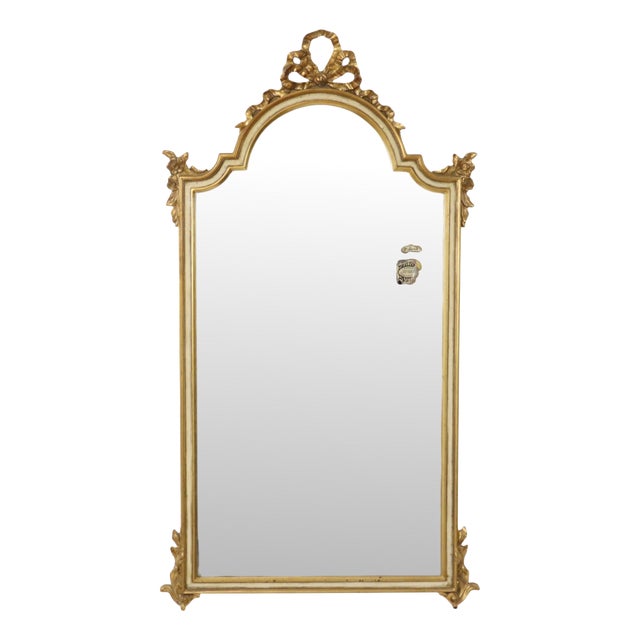 Baroque Style Gold Leaf Mirror from Deknudt, 1970s For Sale