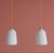Vintage White Glass Pendant Lights, 1990s, Set of 2 For Sale - Image 10 of 10