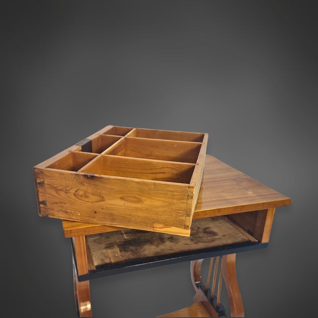 Wood Biedermeier Lyrical Table in Cherrywood, Germany, 1825 For Sale - Image 7 of 9
