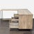 Modern West Elm L-Shaped Wood and Metal Desk With Storage Drawers For Sale - Image 3 of 9