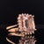 Traditional Tourmaline Rubellite Diamond Ring 14k Rose Gold 7.45 TCW Certified, Size 6.5 For Sale - Image 3 of 17